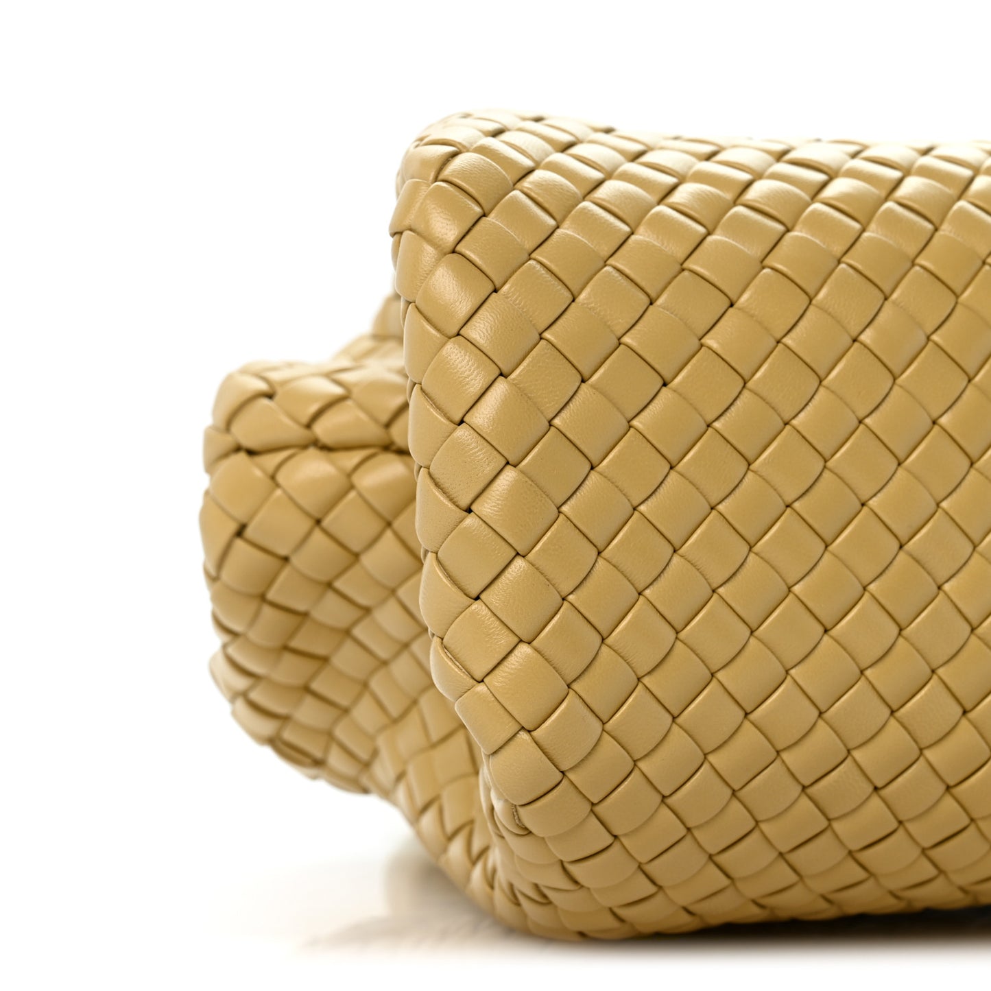 Nappa Intrecciato Padded Small The Top Handle Tote Bag Porridge