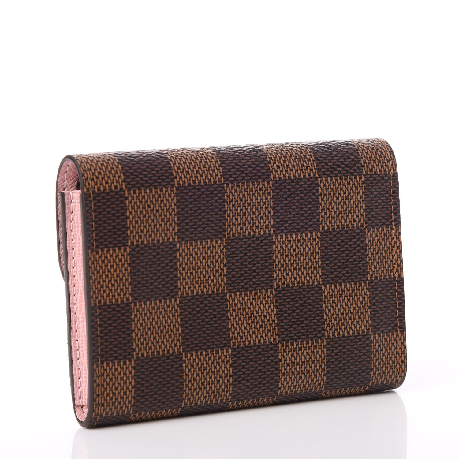 Louis Vuitton Damier Ebene Rosalie Coin Purse Rose Ballerine 3 of 9