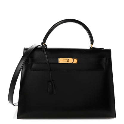 Hermes Box Kelly Sellier 32 Black 1 of 10