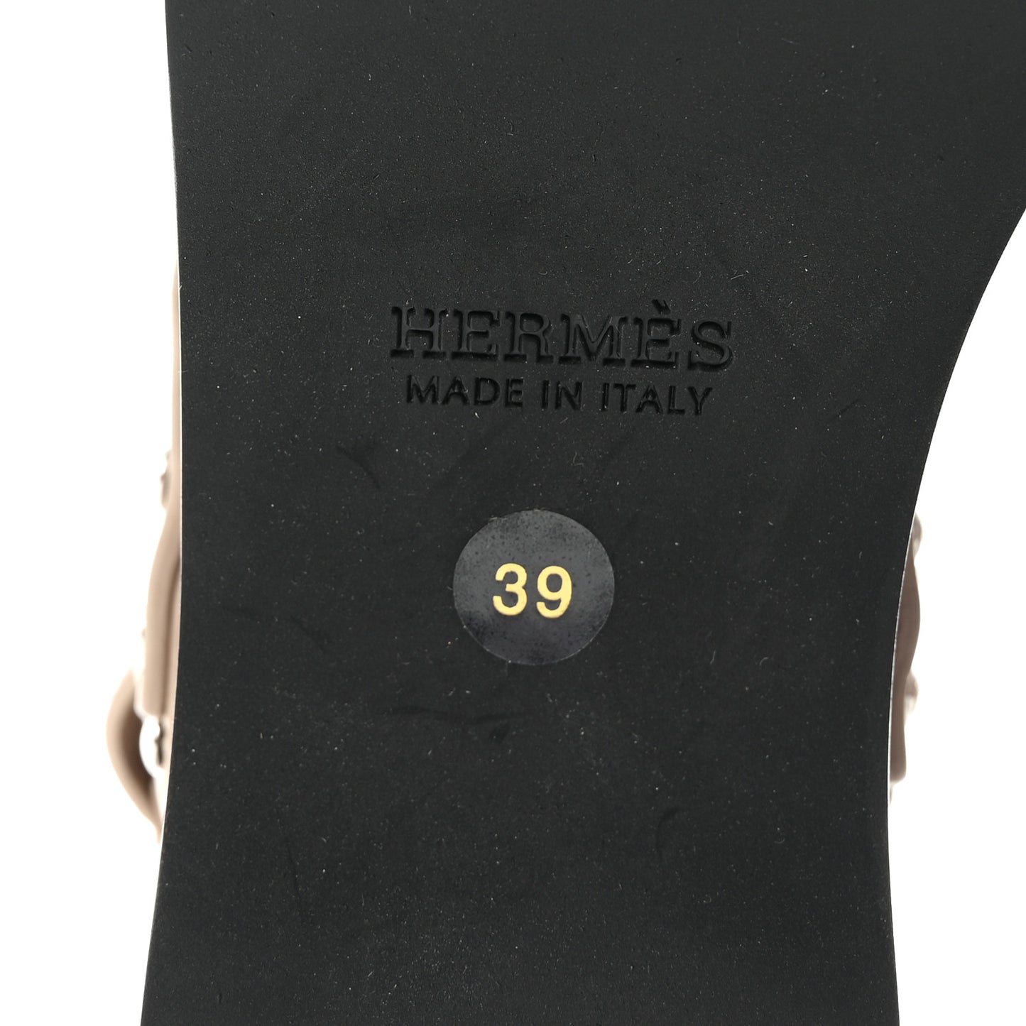 Toscan Calfskin Hermoine Mules 39 Beige Marfa