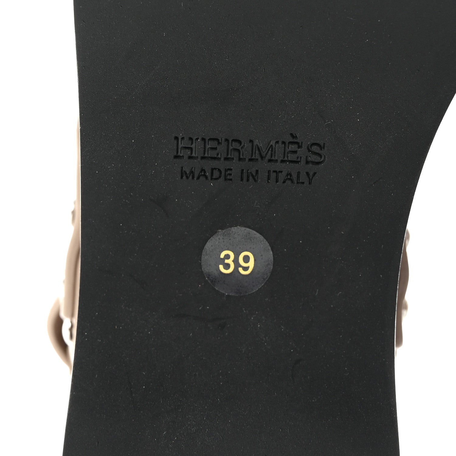 Hermes Toscan Calfskin Hermoine Mules 39 Beige Marfa 7 of 9