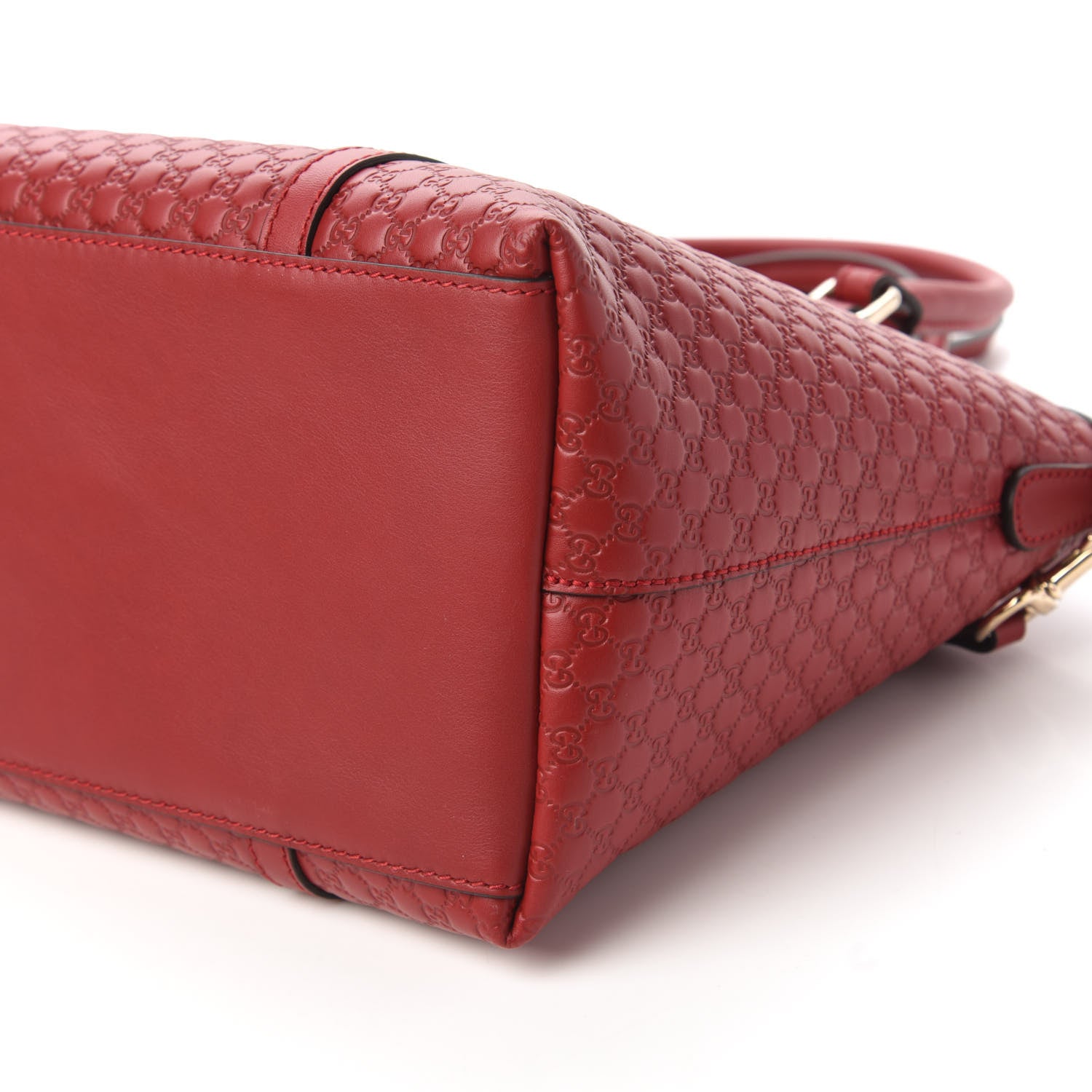 Gucci Soft Microguccissima Dome Satchel Red 7 of 10