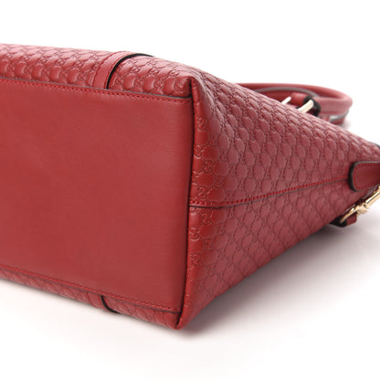 Gucci Soft Microguccissima Dome Satchel Red 7 of 10