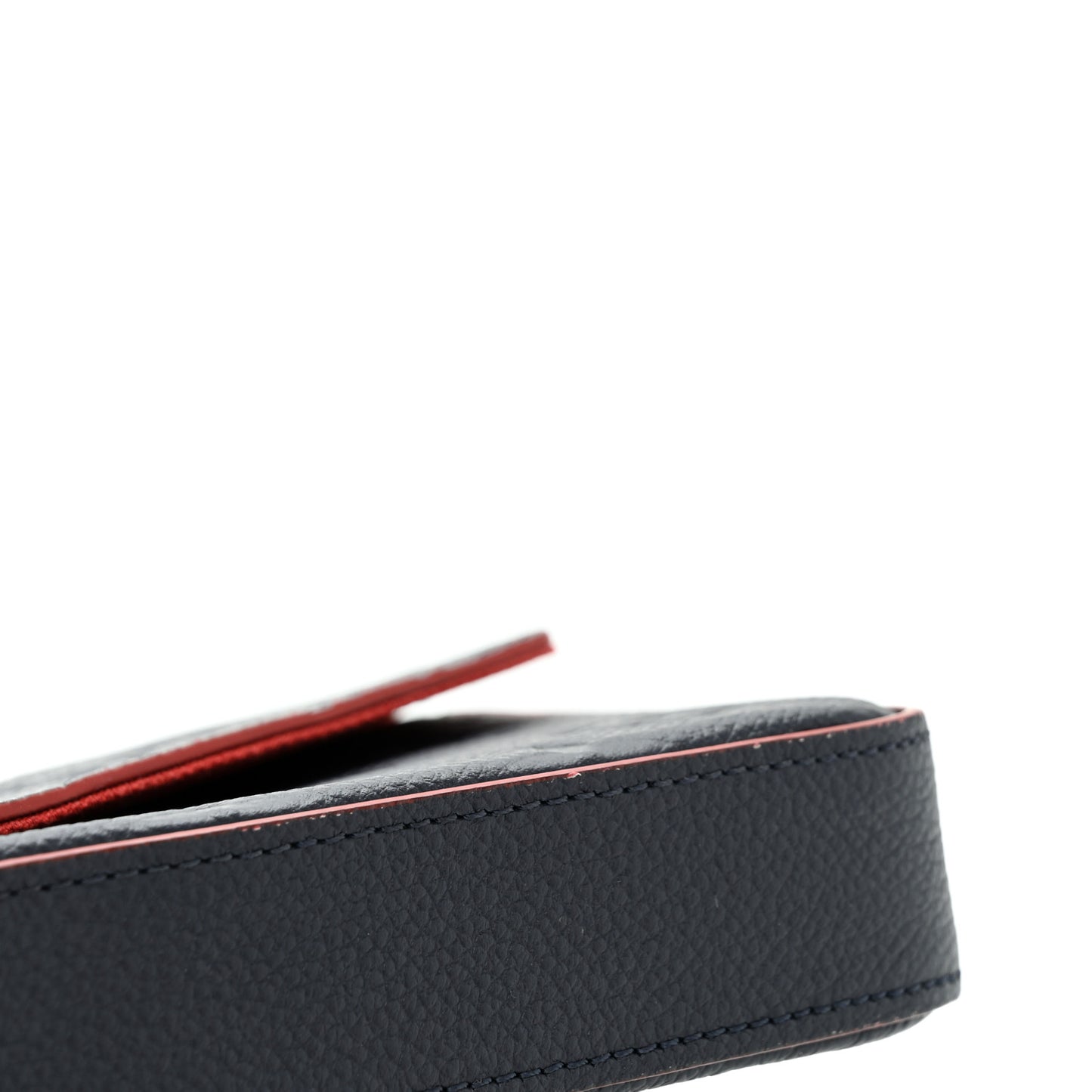 Empreinte Pochette Felicie Chain Wallet Marine Rouge