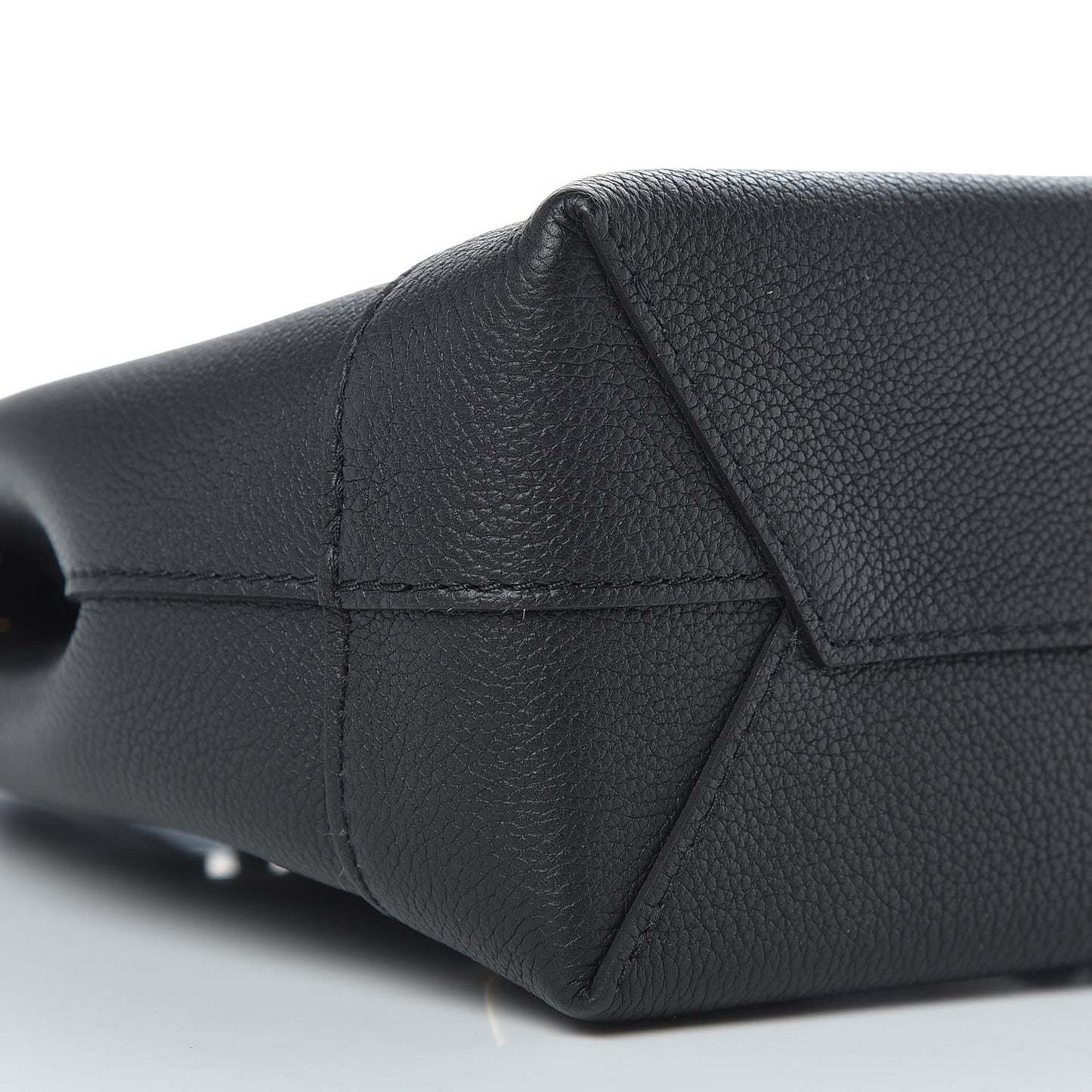 Calfskin Lockme Mini Backpack Black