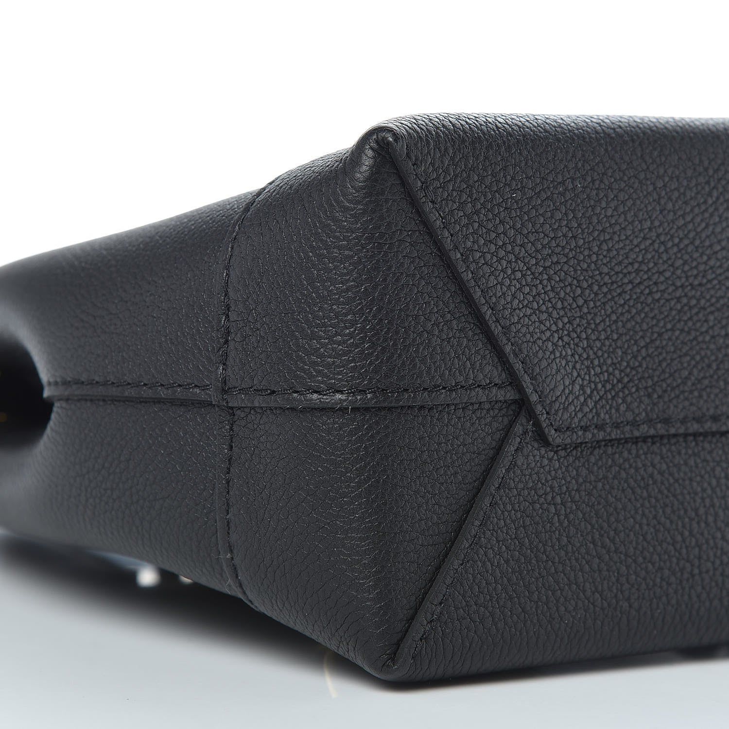 Louis Vuitton Calfskin Lockme Mini Backpack Black 5 of 9