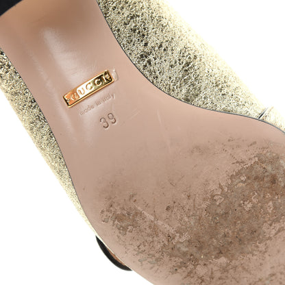 Gucci Galassia GG Marmont Fringe 50mm Loafer Pumps 39 Platino 9 of 10