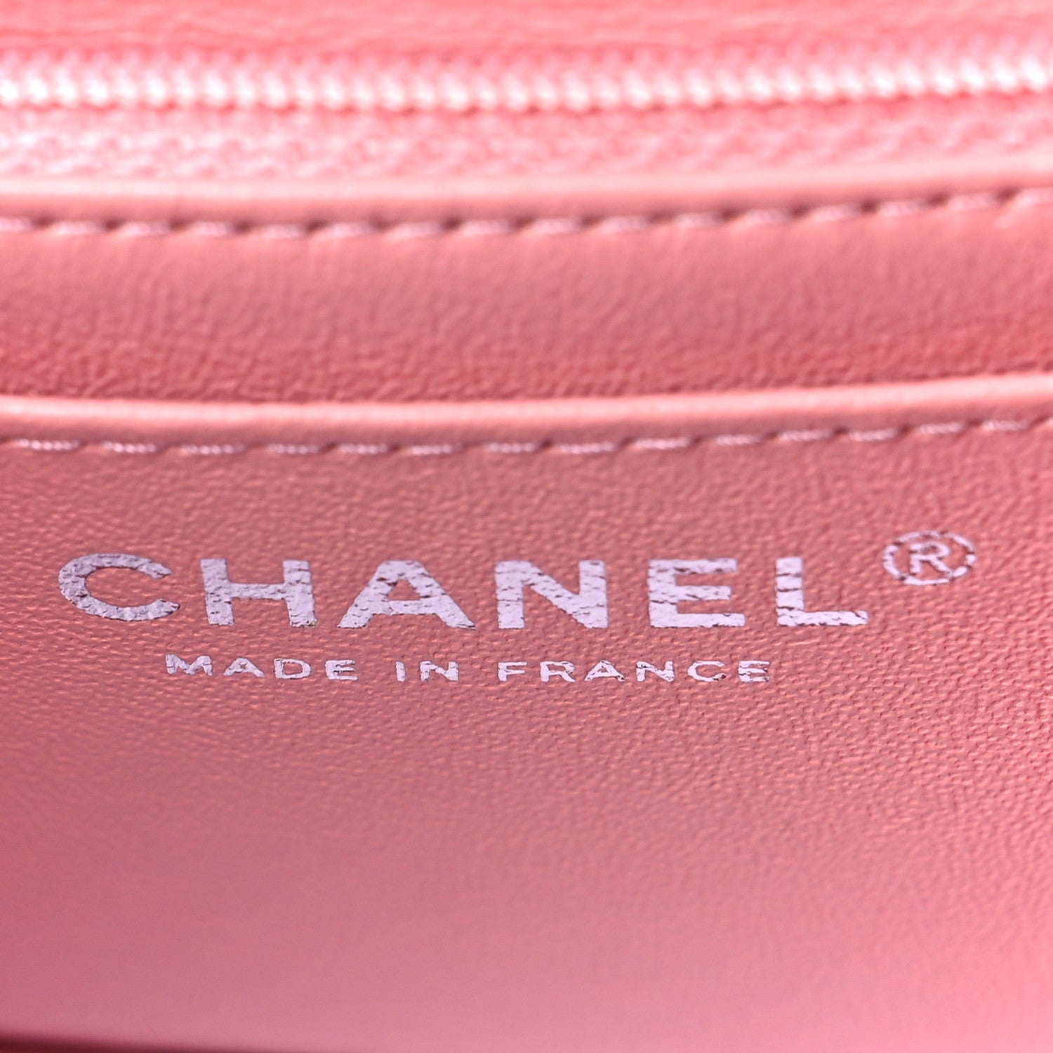Chanel Lambskin Quilted Mini Rectangular Flap Pink 6 of 10