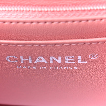 Chanel Lambskin Quilted Mini Rectangular Flap Pink 6 of 10