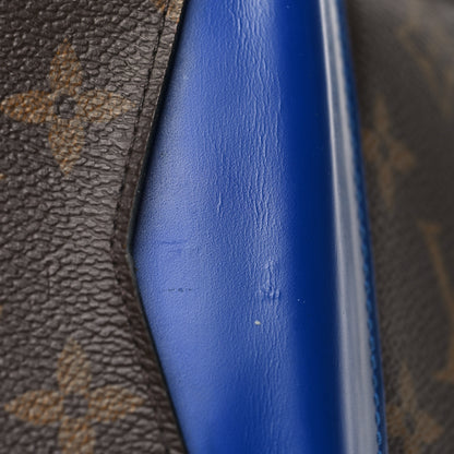 Louis Vuitton Monogram Macassar Pocket Organizer NM Blue 9 of 10