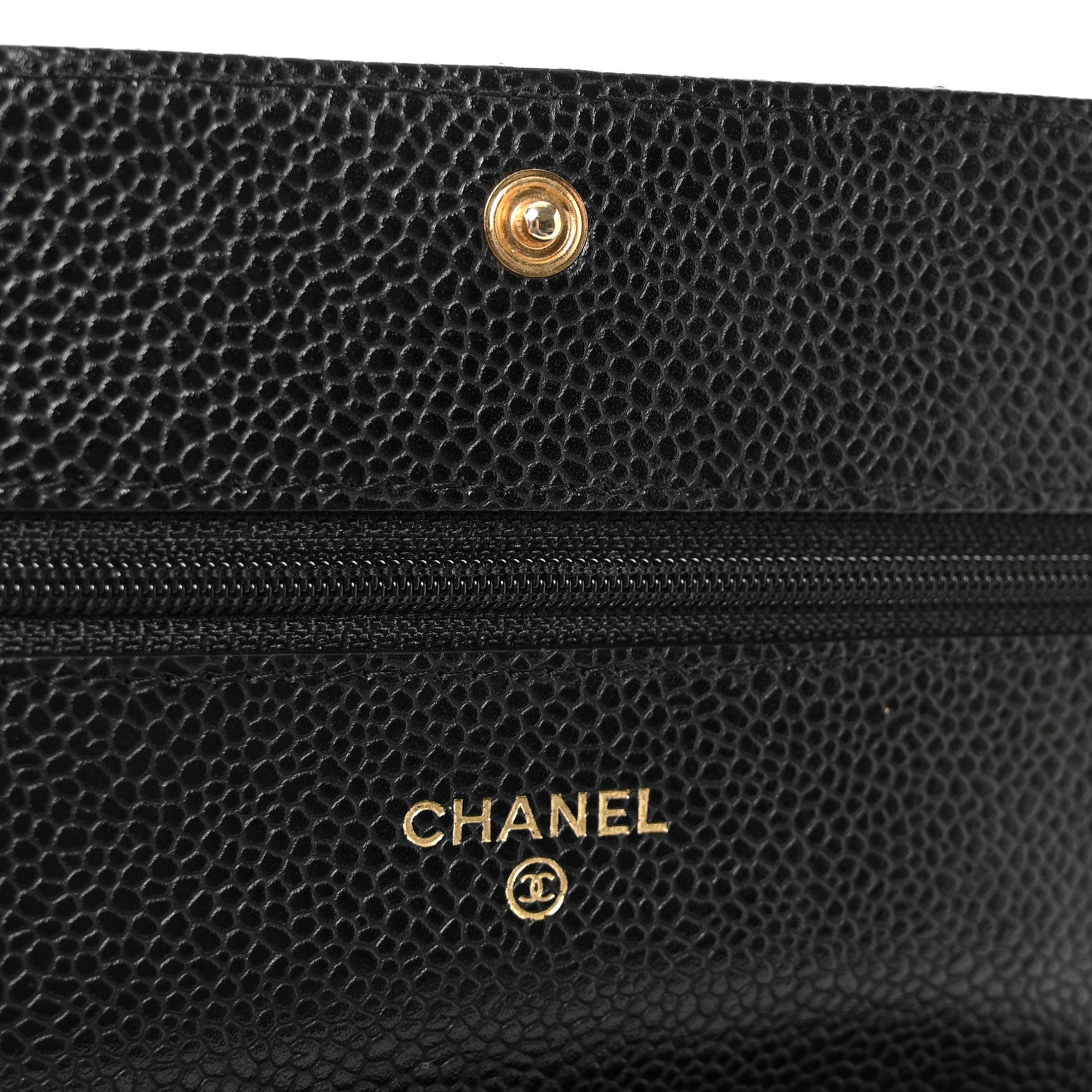 Chanel Caviar Quilted Wallet on Chain WOC Black 11 of 21