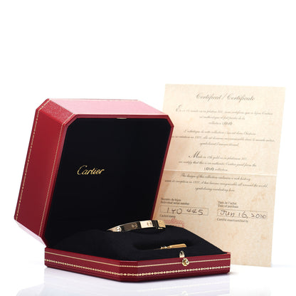 Cartier 18K Yellow Gold LOVE Bracelet 16 5 of 5