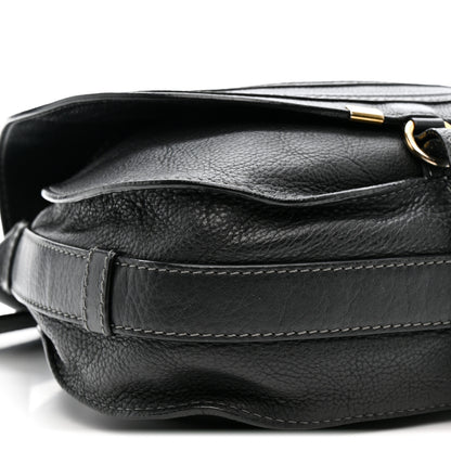 Chloe Calfskin Medium Marcie Round Crossbody Bag Black 10 of 16