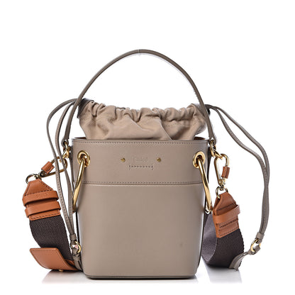 Chloe Smooth Calfskin Small Roy Bucket Bag Motty Grey 1 of 13