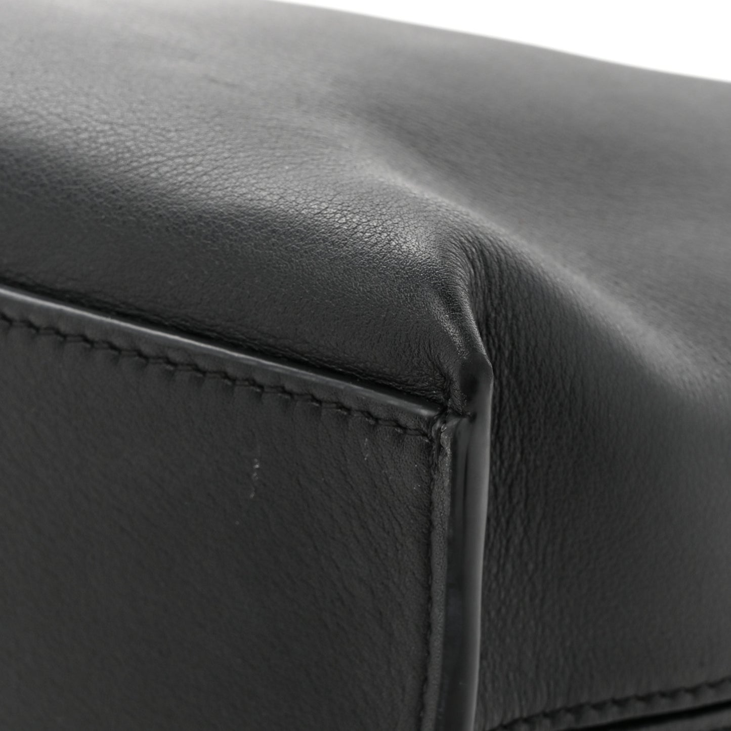 Supple Smooth Calfskin Jacquard Small Cubi Crossbody Bag Black