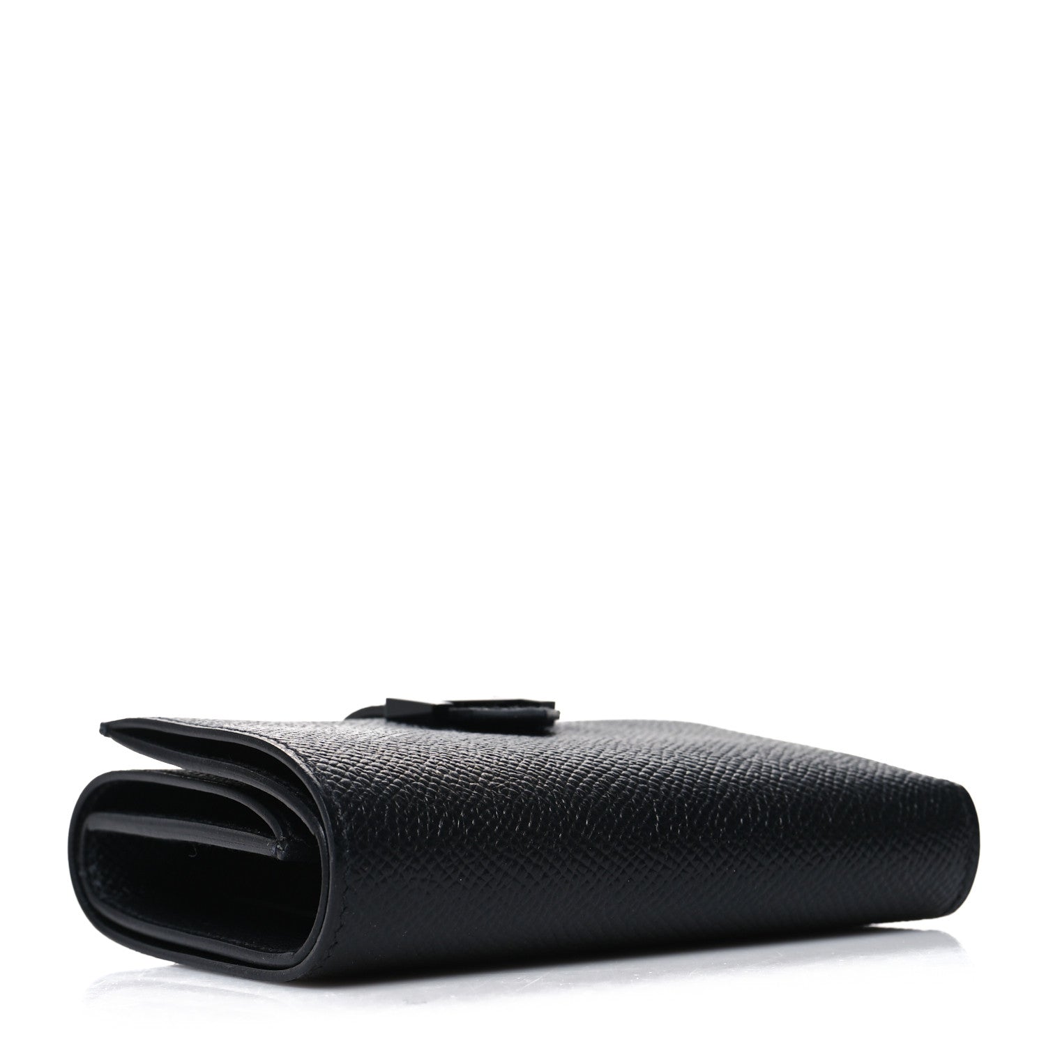 Hermes Epsom Tri-Fold Compact Monochrome Bearn Wallet Black 4 of 9