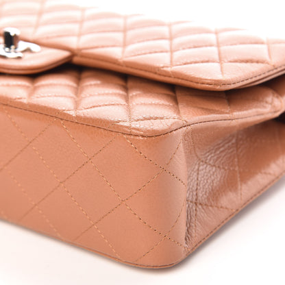 Chanel Caviar Quilted Medium Double Flap Light Brown 9 of 10