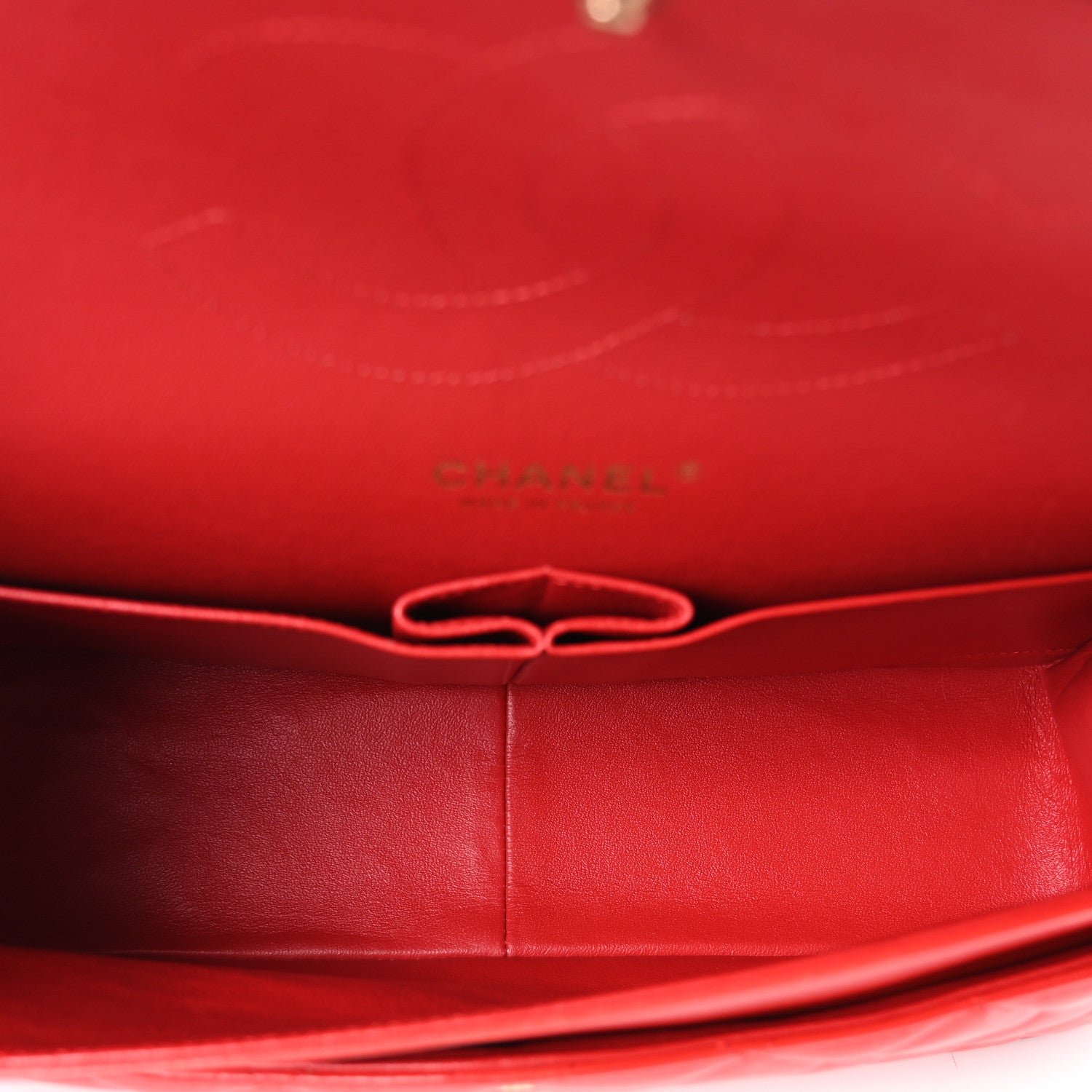 Chanel Lambskin Quilted Jumbo Double Flap Red 1871107 – FASHIONPHILE
