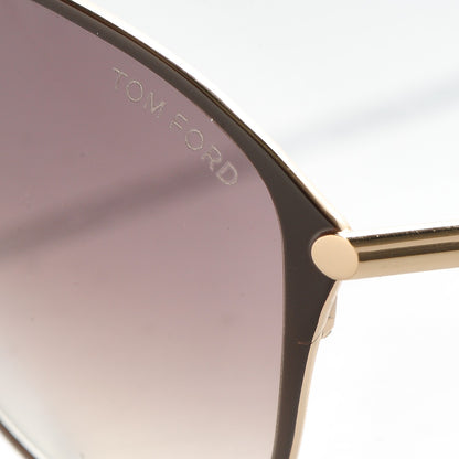 Tom Ford Penelope Vintage Round Sunglasses TF320 Brown 7 of 8