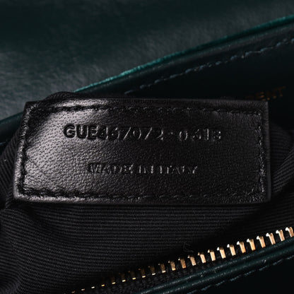 Saint Laurent Velvet Y Quilted Monogram Toy Loulou Crossbody Bag Dark Ottanio 7 of 9