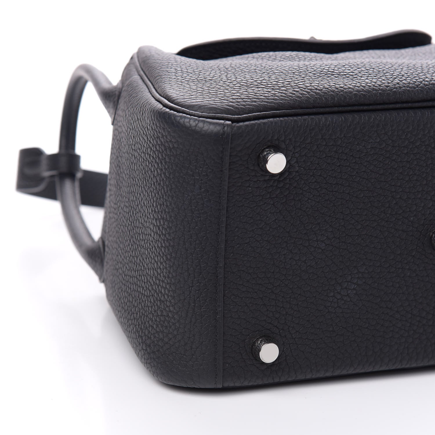 Hermes Taurillon Clemence Lindy 26 Black 8 of 11