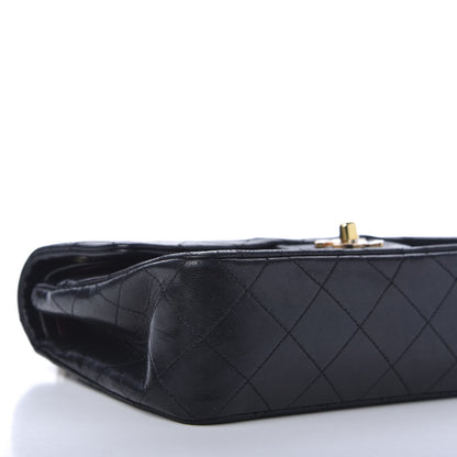 Chanel Lambskin Quilted Small Double Flap Black 10 of 12