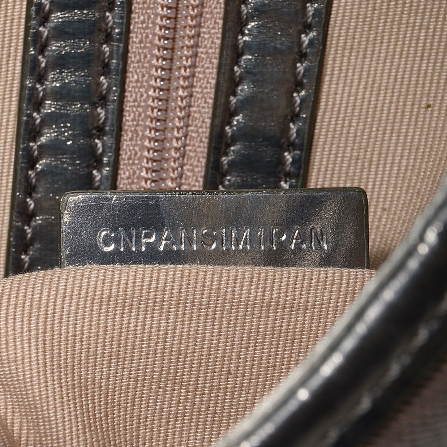 Patent Supernova Check Small Barton Hobo Metallic