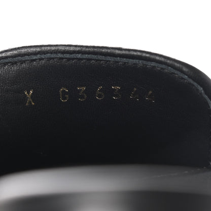 Chanel Sequin Lambskin Quilted CC Mules 36 Black 8 of 8