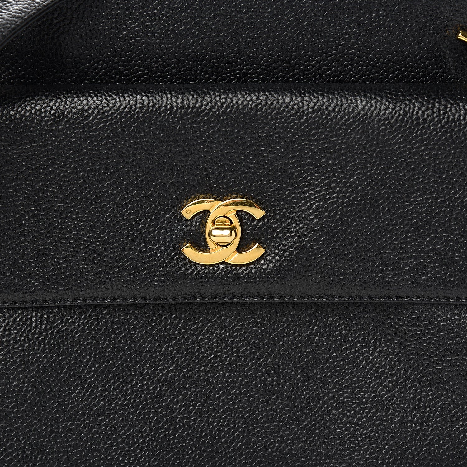 Chanel Caviar Flap Shoulder Bag Black 9 of 9