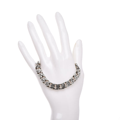 Gucci Sterling Silver Interlocking G Chain Bracelet 2 of 4