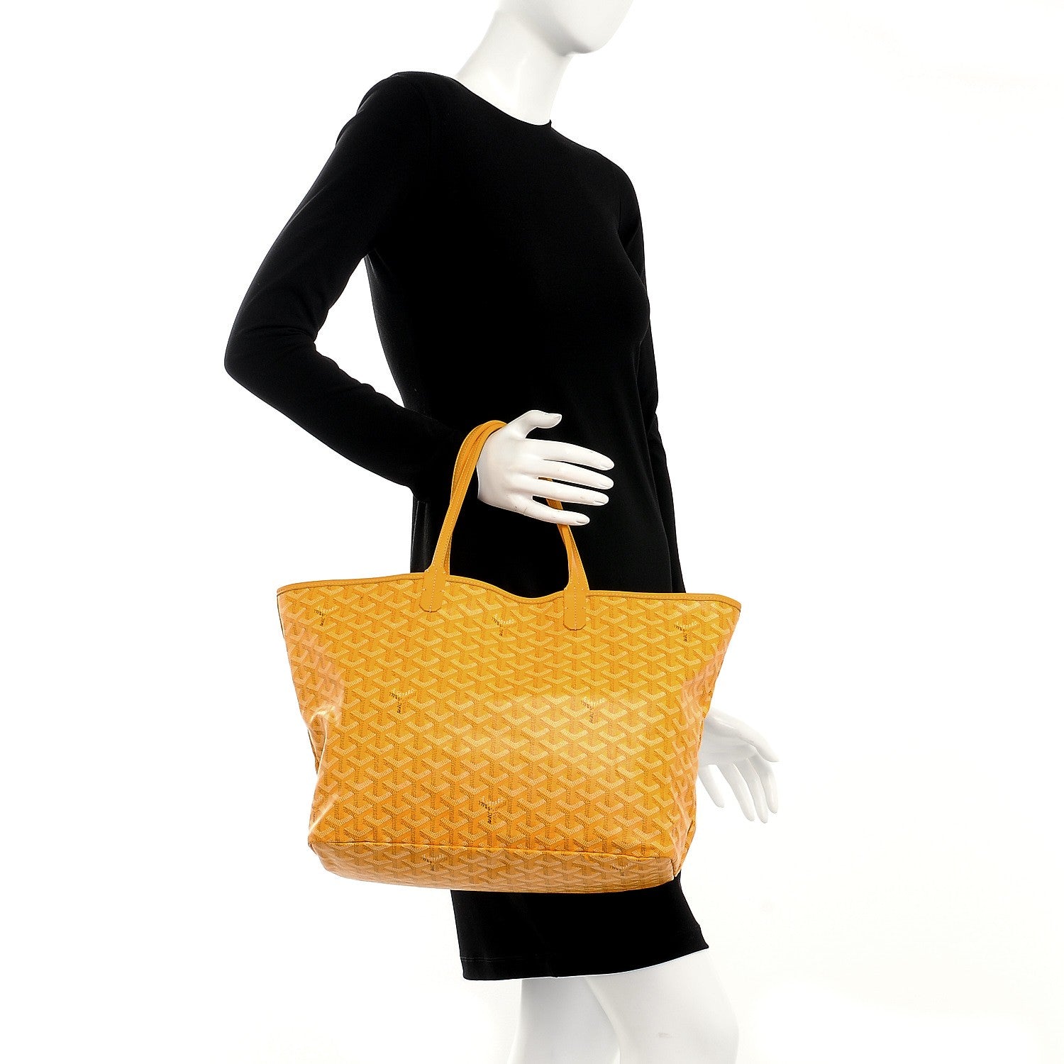 Goyard Goyardine Saint Louis PM Yellow 2 of 8