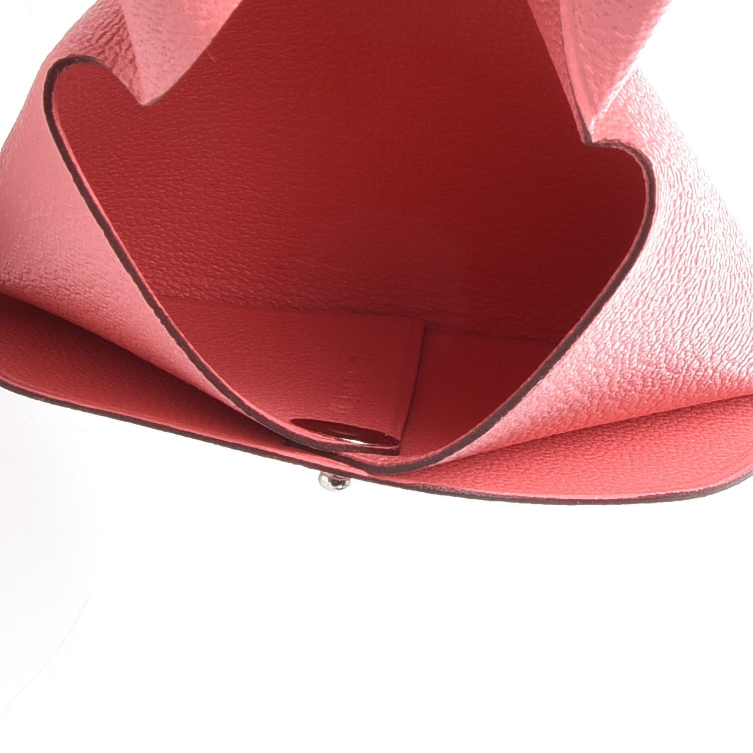Hermes Chevre Mysore Bastia Coin Purse Rose Ete 5 of 8
