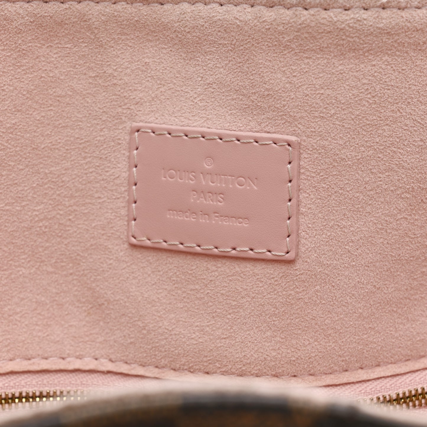 Damier Ebene Caissa Hobo Rose Ballerine