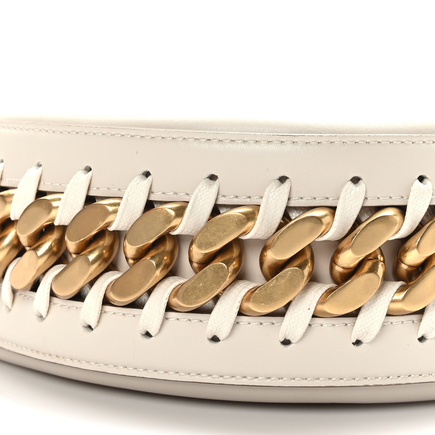 Stella McCartney Eco Alter Nappa Frayme Shoulder Bag Pure White 7 of 9