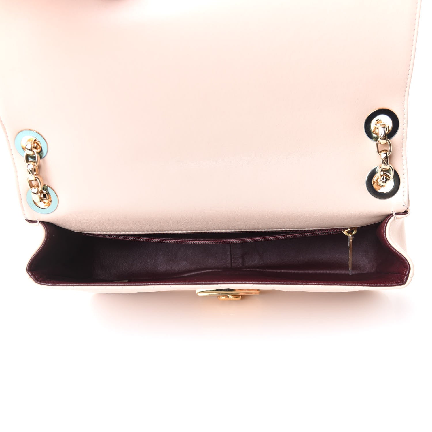 Chanel Lambskin Quilted Large Chic With Me Flap Beige 4 of 9