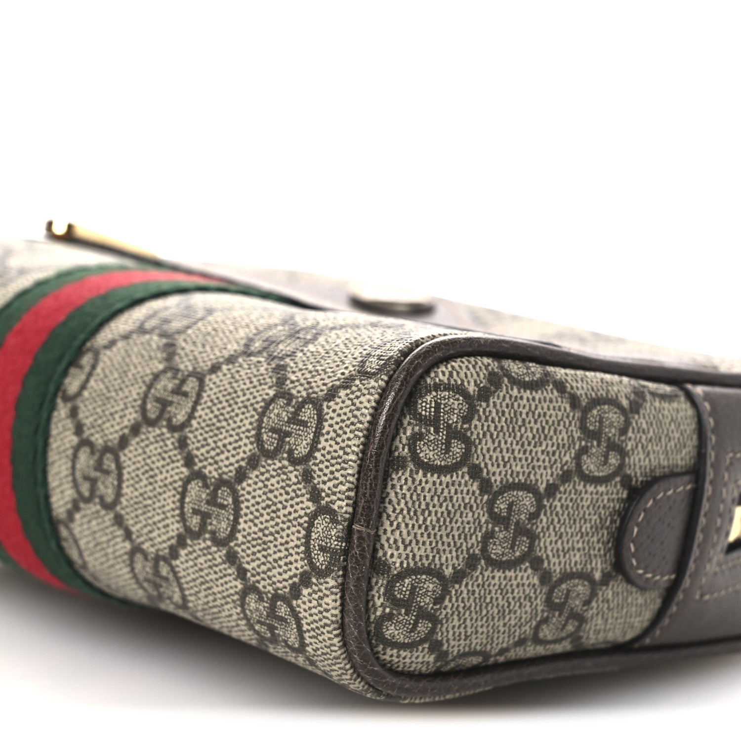 Gucci GG Supreme Monogram Web Small Ophidia Belt Bag 75 30 Dark Brown 10 of 10