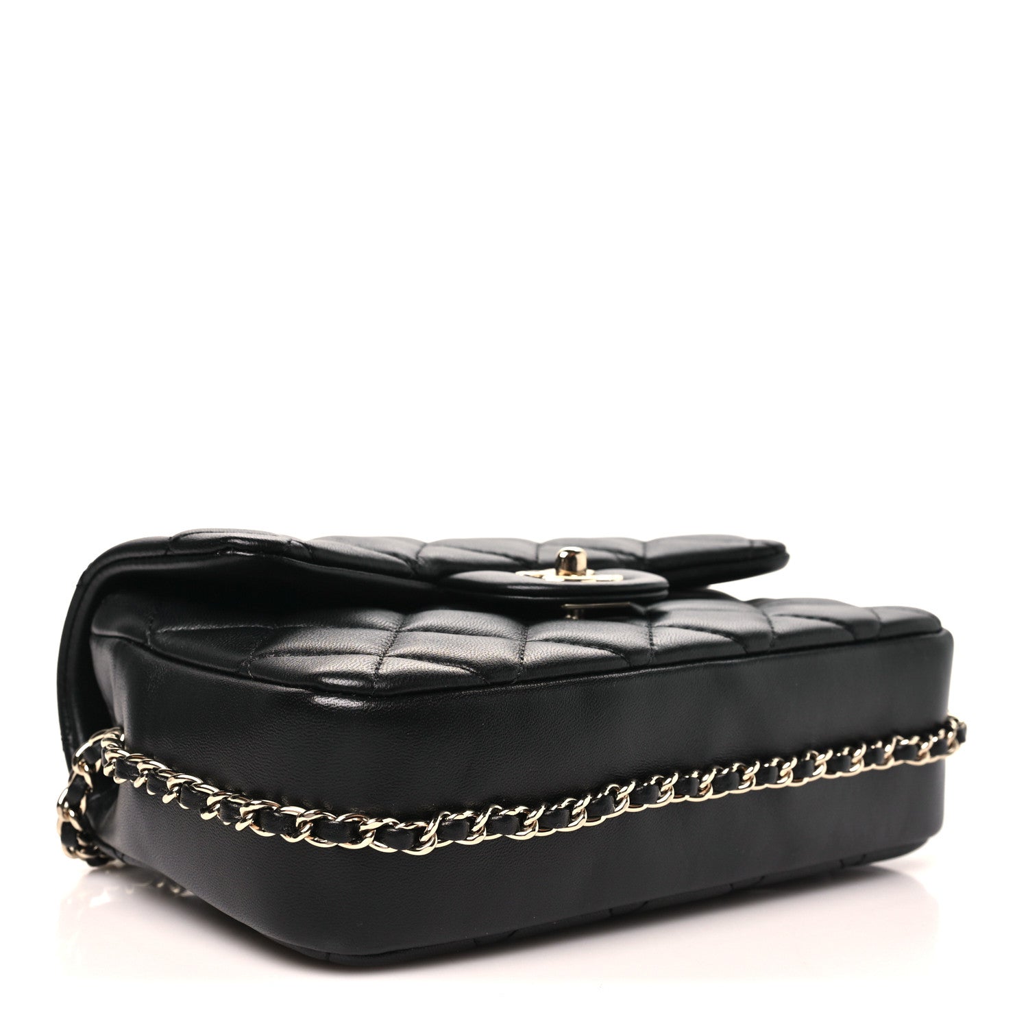 Chanel Lambskin Quilted Small My Precious Flap Black 4 of 8