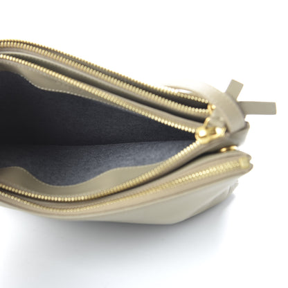 Celine Lambskin Large Trio Crossbody Bag Beige 5 of 9