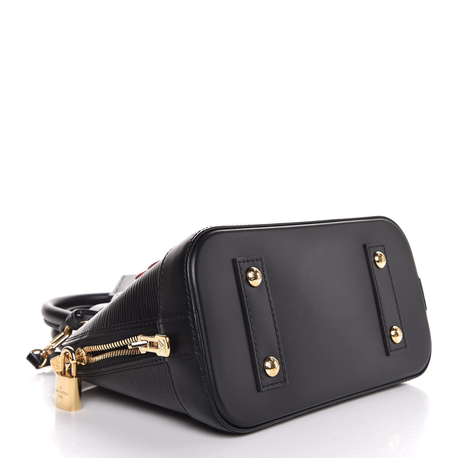 Louis Vuitton Epi Blooming Flowers Alma BB Black 5 of 10