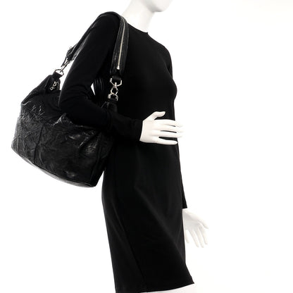 Givenchy Wrinkled Lambskin Medium Nightingale Black 2 of 16