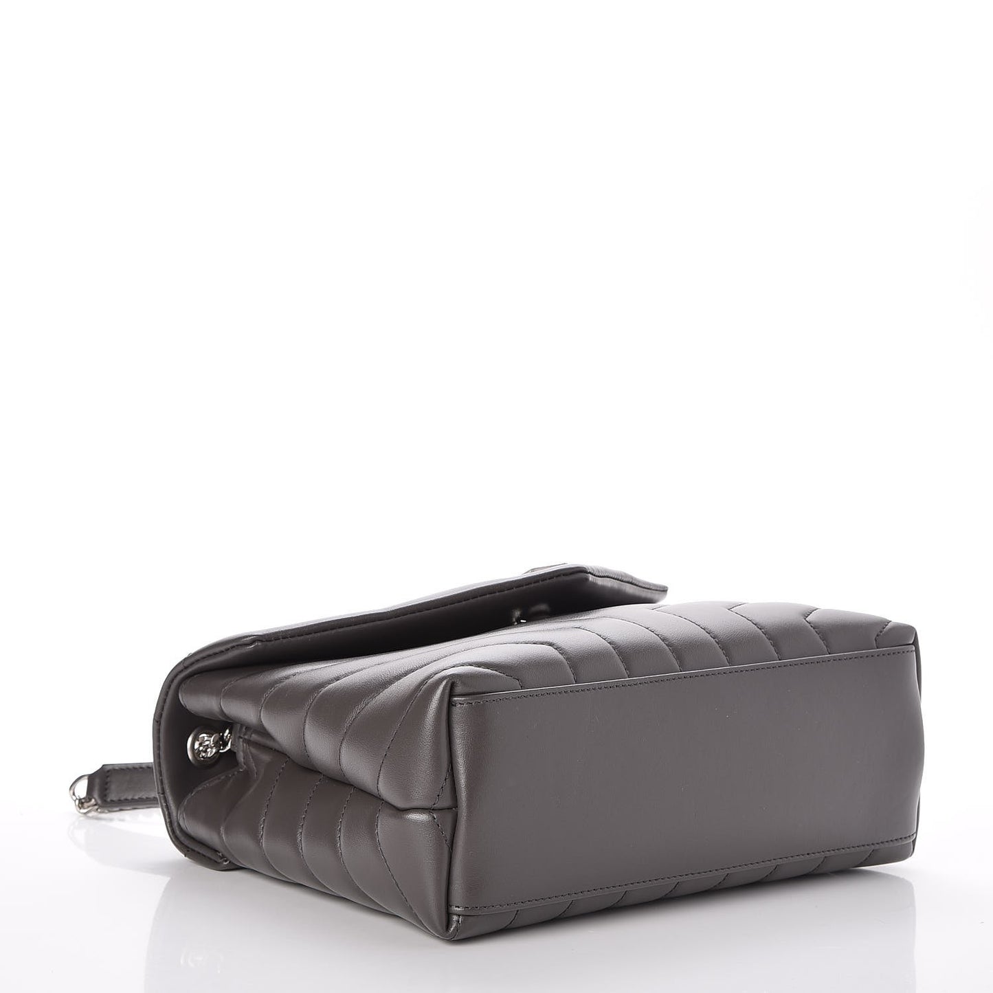 Calfskin Y Quilted Monogram Small Loulou Chain Satchel Earth