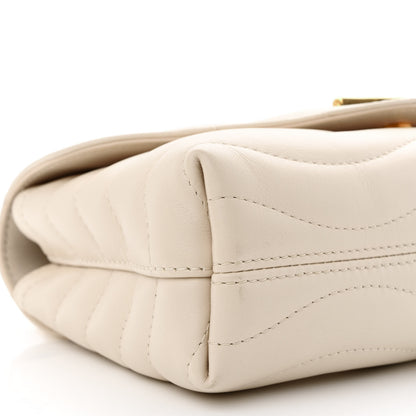 Louis Vuitton Calfskin LV New Wave Chain Bag Ivory 8 of 9