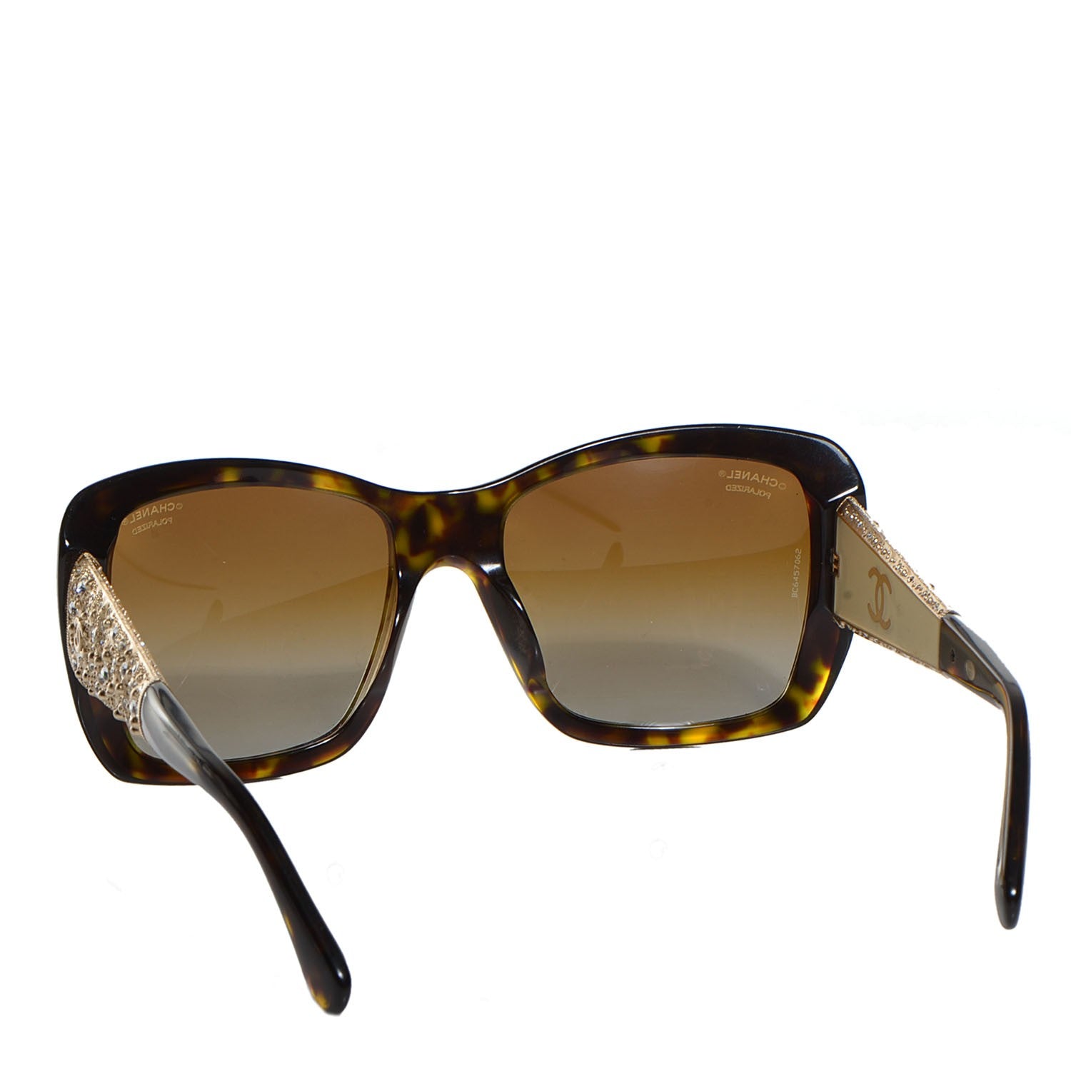 Chanel Bijoux Sunglasses Tortoise 2 of 7