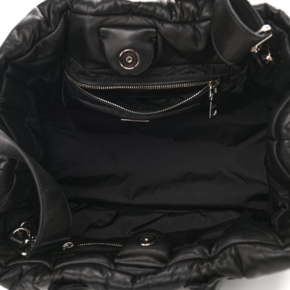 Prada Nappa Bomber Tote Black 5 of 11