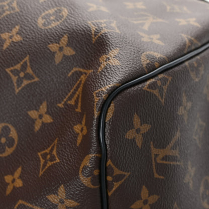 Louis Vuitton Monogram Macassar Keepall Bandouliere 55 9 of 10