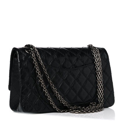 Chanel Aged Calfskin Quilted 2.55 Reissue 225 Flap Black 2 of 16