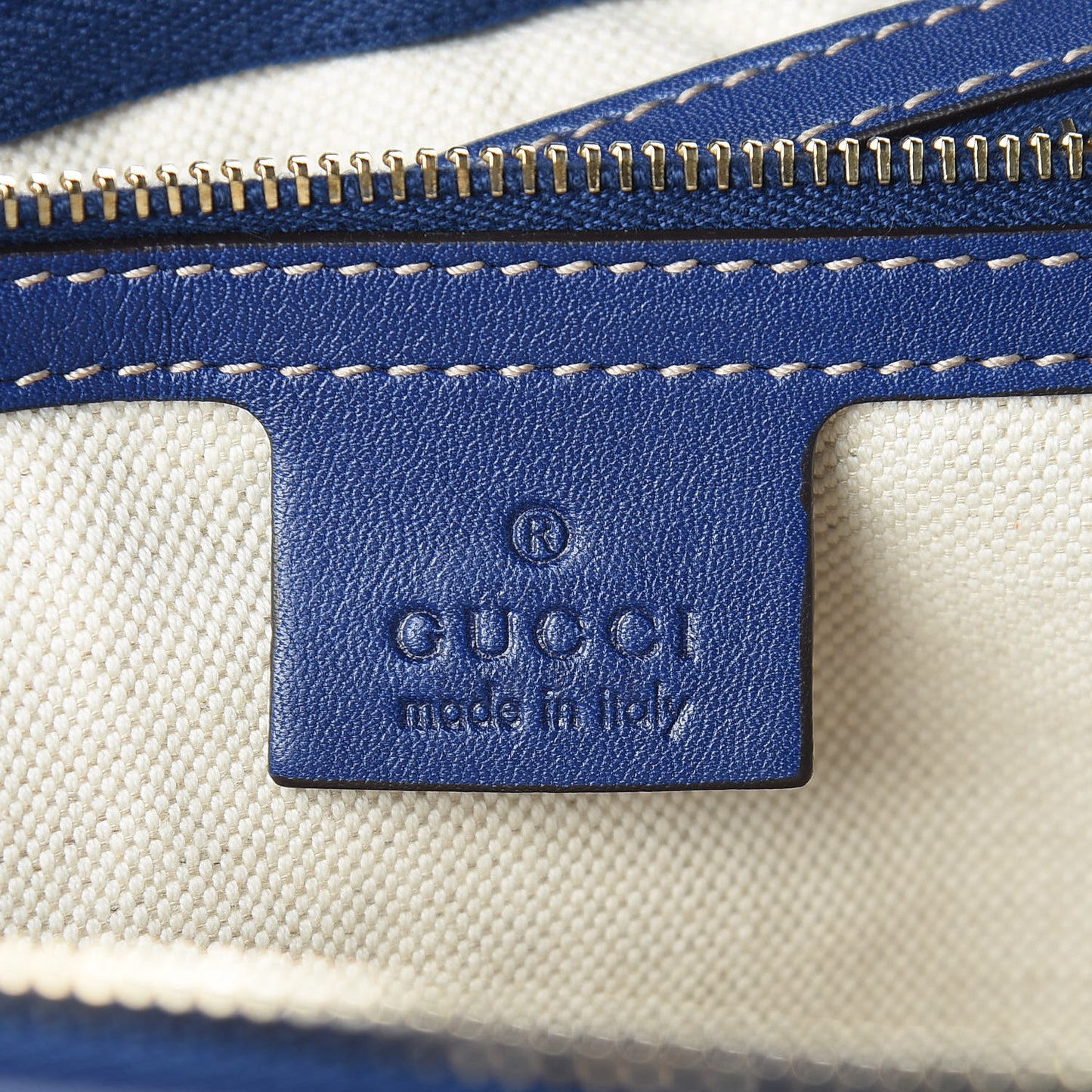 GG Plus Monogram Medium Boston Taiwan Flag Unicef Duffle Blue
