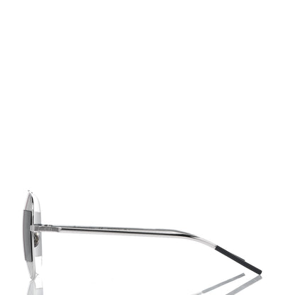 Christian Dior Split 1 Aviator Sunglasses Silver Blue 3 of 9