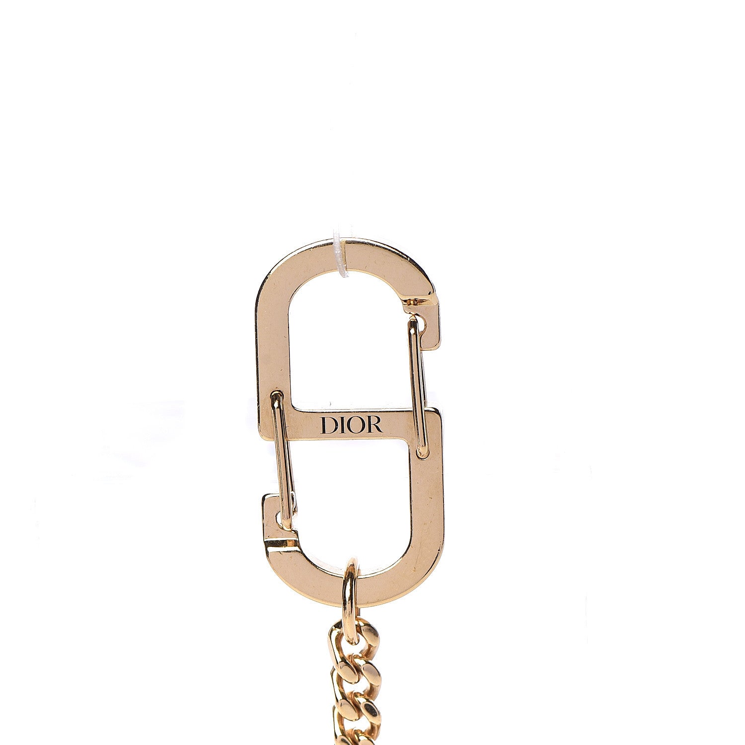 Christian Dior x KAWS Brass Bee Charm Key Ring Gold 3 of 4