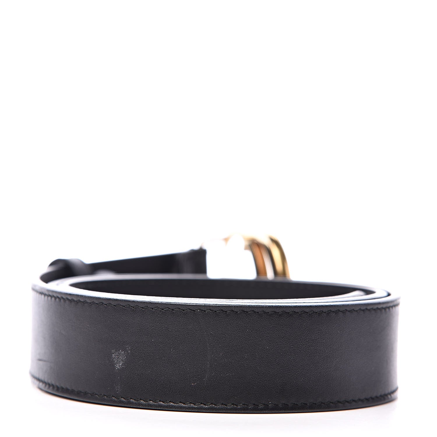 Gucci Calfskin Double G 30mm Belt 85 34 Black 3 of 7
